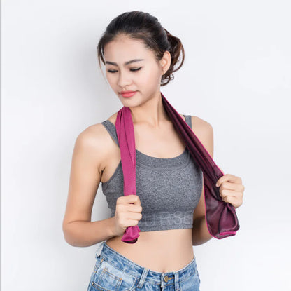 Cooling Sports Towel for Sweat Absorption and Relief