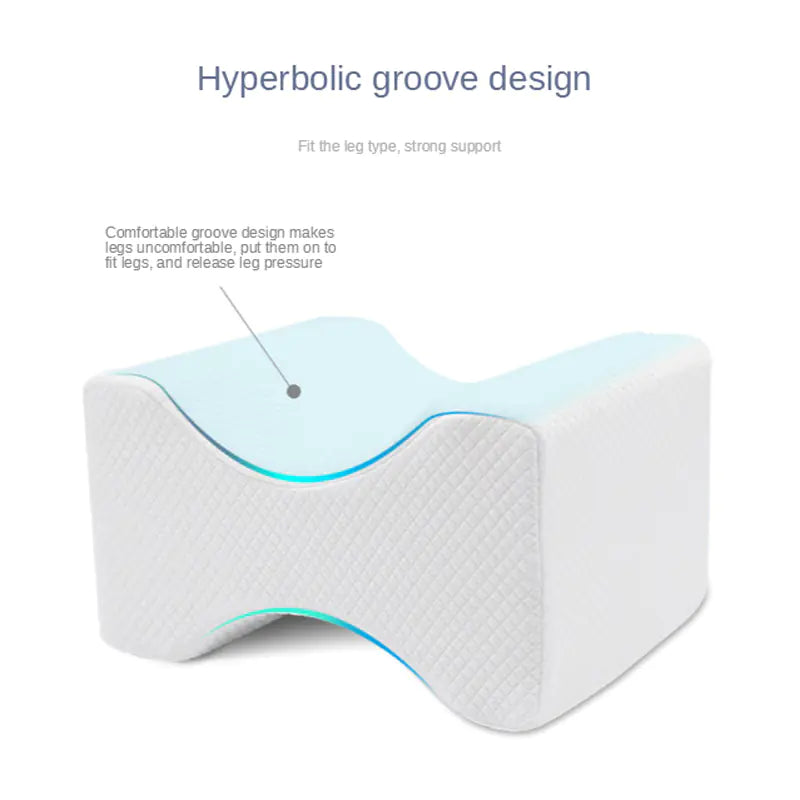 Memory Foam Wedge Knee Pillow for Side Sleepers