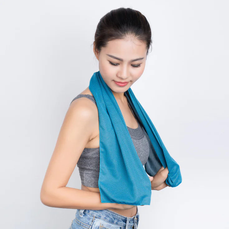 Cooling Sports Towel for Sweat Absorption and Relief